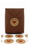 Made With Love Printed Kraft 4 Cm Round Sticker 24 Pieces No:13 - 2