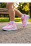 Girl's Pink and White Lace-Up Single Velcro Baby Kids Sports Shoes Sneakers School Shoes