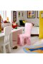 GREJSIMOJS Cover for children's chair, faux fur/pink - 4