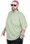 Men's Polo Neck Large Size T-Shirt - Pocket Classic Cagla 20550 - 2