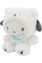 Cartoon Kawaii white bear plush toy, soft plush doll, cute soft toy, children's birthday gift (A) - 3
