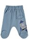Rocket Printed 1-9 Months Single Bottom Baby - Blue