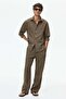 Relaxed Fit Linen-blend shirt - 2
