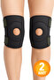 2 Pieces Medical Knee Brace Knee Brace for Meniscus Knee Brace Protector with Patella Ligament Support