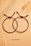 Burgundy Rope Bracelet Set Adjustable Unisex Macrame Lucky Bracelet Set
