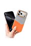 حافظة متوافقة مع هاتف Apple iPhone 17 Pro Max من Zeyra M-Safe حافظة جلدية مع حامل للبطاقات باللون البرتقالي - 3