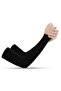 Black 1 Pair Cooling Arm Covers for Men and Women Summer Sun Protection Sunshade Ice Silk Sleeves fo - 8