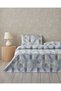 Sea Marine Easy-Iron Double Bed Sheet Duvet Cover Set 200X220 cm Blue - Beige