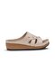 Apella Sapphire Buttoned Orthopedic Women's Slippers