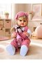 English Talking Baby Doll Interactive 45CM – Lifelike Baby Girl with Teddy Bear & Feeding Set (Pink) - 2