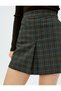 Mini Shorts Skirt Normal Waist Pleated Viscose Blended - 5