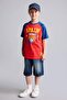 100% Cotton New Regular Fit Crew Neck Short Sleeve Spain Printed Red T-Shirt for Boys H9747 - 7