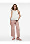 High Waist Comfortable Fit Wide Leg Pants with Pocket Detail - Culotte Jeans - 3