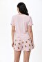 Women's 01497 Short Sleeve Milan Shorts Pajama Set - 2