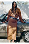 Satin Midi Skirt - 8