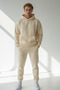 Men's Oversized Sweatpants Set with Kangaroo Pockets and Elastic Cuffs - Home Wear - 4