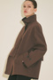معطف RIA DESIGN باللون البني - 4