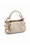 Brasilia Star Charm Gift Women's Hand and Shoulder Bag Cream - 3