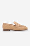 Women's Loafer Moccasin Knitted Pattern Casual Shoes Karnel Camel - 3