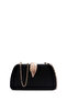 Women's Black Long Chain Strap Evening Dress Mini Portfolio Bag 26Sbd270418