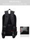 حقيبة ظهر D-Pack للجنسين باللون الأسود 25SBD30196F - 3