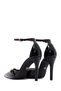 Women's Black Ankle Buckle High Thin Heeled Patent Leather Stiletto, Heeled Shoes 25Afd440316 - 6
