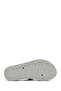 Women's Gray Banded Thick Soled Jelly Slippers 25Sfe4751Pv - 5