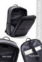 حقيبة ظهر رمادية للجنسين من D-Pack 25SBD30206F - 7