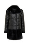 Avoriaz Women's Black Teddy Leather Coat 24Wgp5295Ff