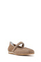 Women's Mink Banded Suede Shoes, Leather Ballerinas 26Pfd370410 - 8