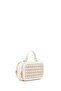 Women's Cream Knitted Crossbody Bag 26Sbd281829 - 6