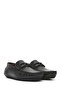 Men's Black Buckle Shoes, Leather Loafer 26Sfd670618 - 2