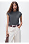Cotton T-Shirt with Staple Details