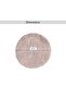 Erin Shaggy Velvet Rug 90x90cm - Beige - 6