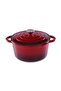 Glazura Enameled Cast Iron Cooking Pot 4l - Ombre Red - 3