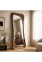 Mirran Solid Wood Floor Mirror 80x180cm - Brown - 2
