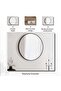 Stanley Metal Wall Mirror Dia 80cm - Black - 7