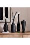 Olivia Terracotta Vase 12x12x32cm - Black - 3