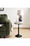 Graxon New End Table Marble - White Gold - 2