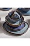 Halston 20-piece Stoneware Dinner Set -blue - 3