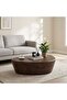 Chadwick Coffee Table Large Solid Wood - Brown