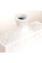Almas Polyresin Decor Vase 13x4.5x19cm - Beige - 2
