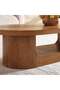 Ezra Coffee Table Oval - Dark Oak - 4