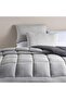 Down Alternative 3-piece Reversible Comforter Set 220x240cm - Grey - 2