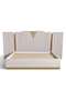 Zainab Super King Bed 200x200 - Beige - 7