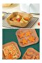 Disposable Square Depth Air Fryer Baking Paper Top: 20cm x Bottom: 16cm x 4.5cm - 100 Pieces - 3