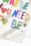 Text-Themed Colorful Typography Beach Towel - Modern Fun White Background Quick-Drying Towel Cover - 3