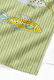 Fish-Themed Striped Marine Beach Towel - Green Modern Mediterranean Style Quick-Dry Microfiber Towel - 5