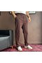 Men's Summer Comfortable Fit Loose Brown Linen Trousers