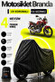 Motorcycle Cover for Yamaha YBR, Black, Waterproof , Durable (THICKEST) Fabric, Lifetime Use.